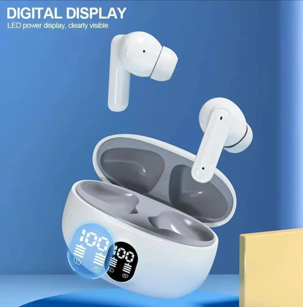 ایل ای ڈی ڈسپلے کے ساتھ وائرلیس ایئربڈز
